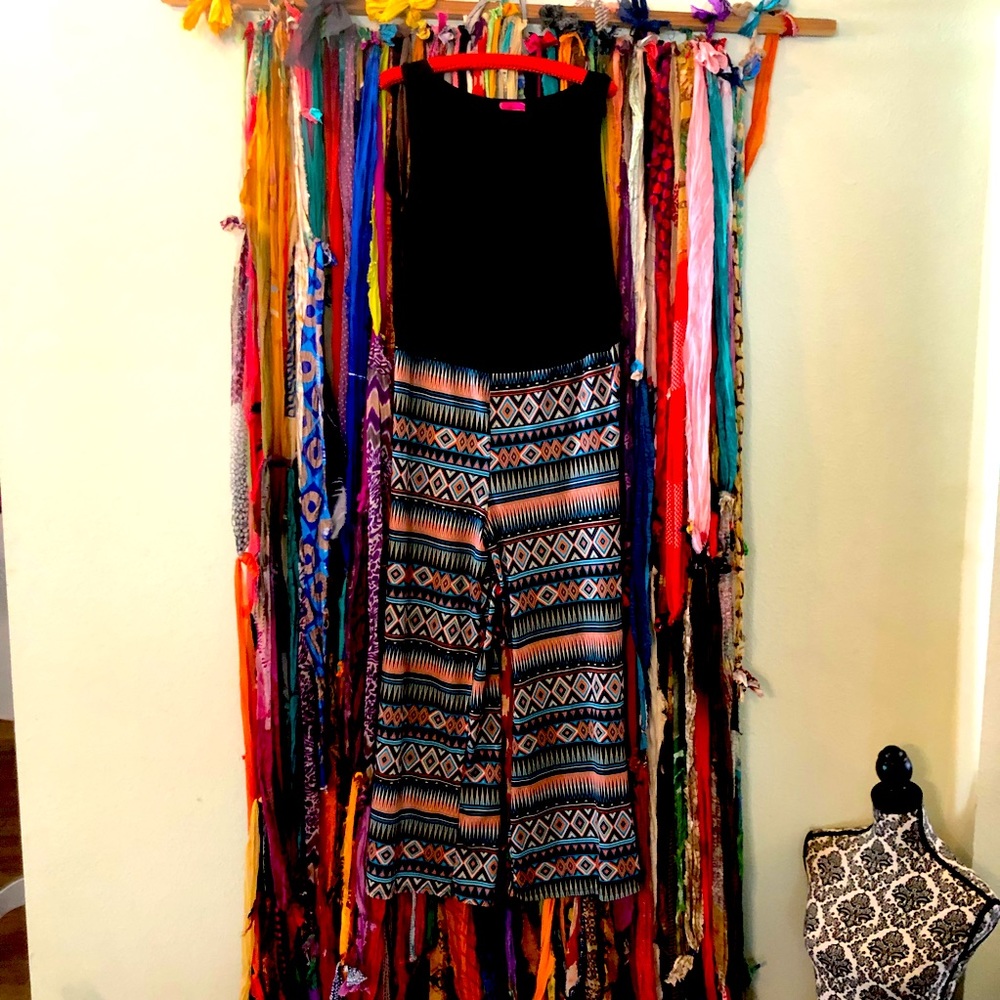 Analogy VTG Jumpsuit Wide Leg Size S/M